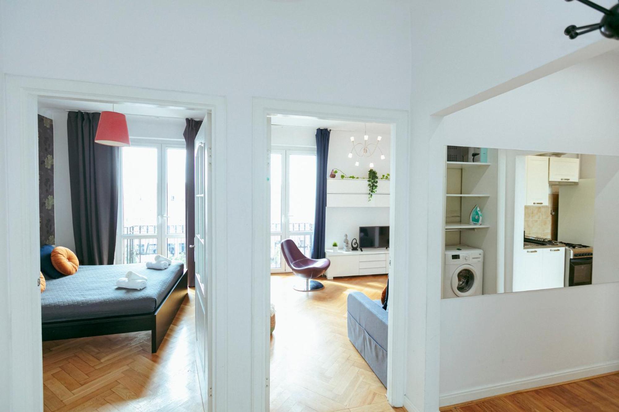 Plac Konstytucji 6 Grey - Bezplatny Garaz Podziemny - Free Parking - Apartament Dla 4 Osob Варшава Екстер'єр фото